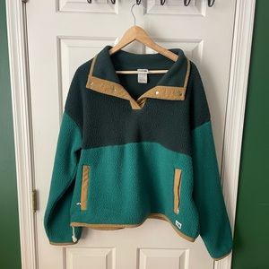 💚 The North Face Fleece Green Womens XL 💚